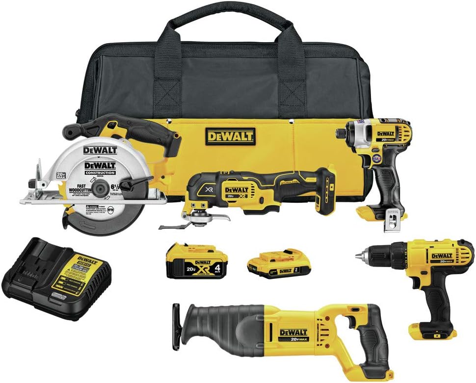 DeWalt 20V MAX 5-Tool Combo Kit for $449.00