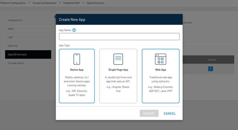 OIDC App Setup