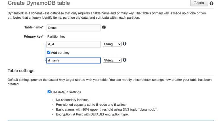 AWS Dynammo