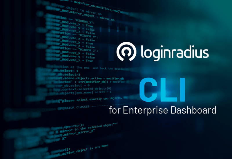 LoginRadius Launches a CLI for Enterprise Dashboard