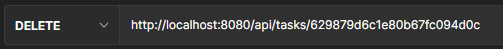 Delete Task Route URL